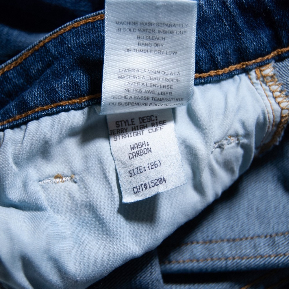 Velvet Graham Spencer Women's Jeans Size 26 Jerry High Rise Straight Cuff - Picture 7 of 13